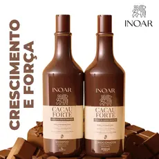 Inoar - Kit Cacau Forte Crescimento e Força Capilar Antiqueda 1L e 800ML