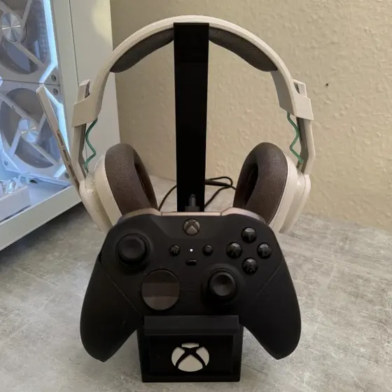 🎮 Suporte para Controle de Xbox e Headset 🎧 – Organização e Estilo para seu Setup!