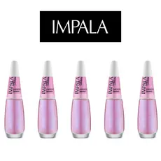 5 ESMALTES IMPALA A COR DA MODA PEROLADO PARAISO