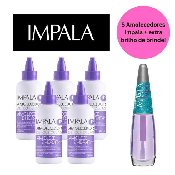 5 IMPALA AMOLECEDORES DE CUTICULAS 100ml