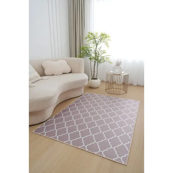 Tapete 3,00x4,00 Para Sala Quarto Grande Macio Veludo Vivacce Geométrico Antiderrapante Decorativo Moderno Retangular