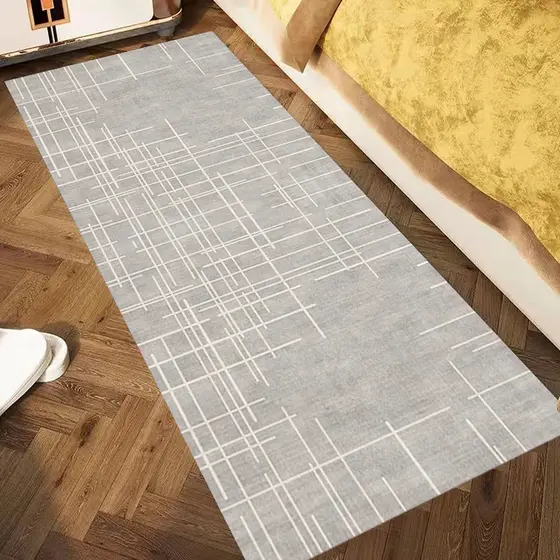 Tapete Passadeira Vinci 50x120Cm Alto Padrão Sala Quarto Corredor Varanda 100% Impermeável Original Jolitex