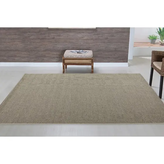 Tapete Sala 300X400 Sisal Antiderrapante Clínica Quarto Sem Pelo Icaraí