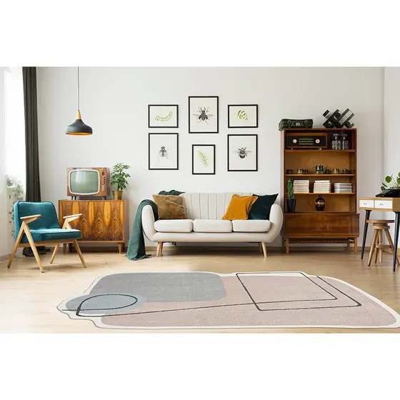 Tapete Sala 240x300 Orgânico Veludo Quarto Moderno Macio Ladoga