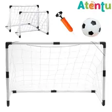Trave Futebol Infantil Kit Golzinho Rede Mini Gol Brinquedo Bola e Bomba
