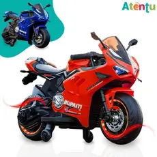 Mini Moto Elétrica Infantil Motinha Motocicleta com Luz e Som Bateria 12v Recarregável