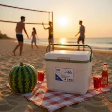 Cooler Poti 10 Litros Caixa Termica Pequena Luxo Alça Pratica Praia Churrasco Compacto Bebida Gelada