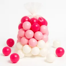 Bolinhas para Piscina Infantil 100 Unid 76mm | Resistentes, Coloridas, Seguras e Não Amassam.