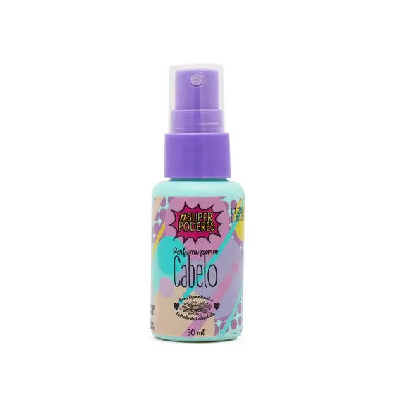 Perfume para Cabelo Super Poderes 30ml – Brilho e Cheiro