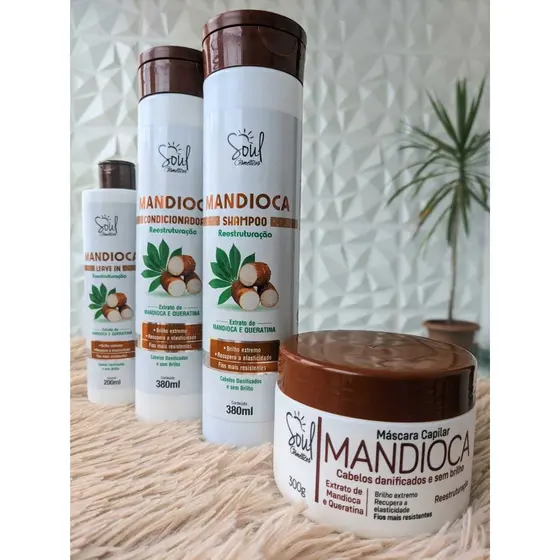 Kit Extrato de Mandioca Reconstrução Intensa