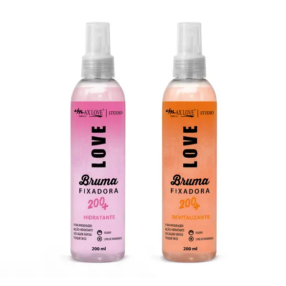 Kit Bruma Fixadora Hidratante e Revitalizante - Rotina Dia e Noite Max Love