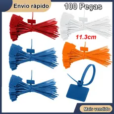 100pcs  Etiqueta De Cabo Fácil Marca Etiquetas Marcadores Marcador De Fio De Malha
