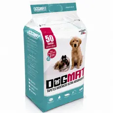 Tapete para Cachorro Higiênico com 50 Unidades DOG MAT Pet 60x60cm, Ultra Absorção e Free Odores