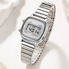 Relógio Feminino Digital 670 MINI Vintage Unissex Moda Retro Mulher Elegante