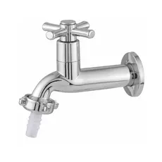 Torneira Para Jardim Ou Lavanderia 1031 Com Bico De 3/4 Na Cor Cromado C31