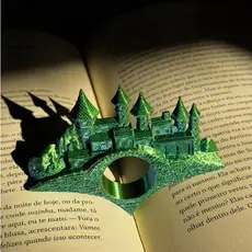 Suporte de Página de Livros com Polegar para uma leitura confortável