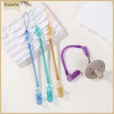 1/2/3 Pcs Clipe De Chupeta De Mola Para Bebês/Corrente Corrente Pode Elonga A Para Evitar Mordedor