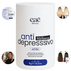 Eaê Brazil - Máscara Redutora Reposição de Massa Anti Depressivo Capilar Botttoxx dos Fios White 1kg
