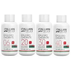 Emulsão Oxidante Itallian Color OX Para Coloração e Descoloração 06, 20, 30 e 40 Volumes 90ml