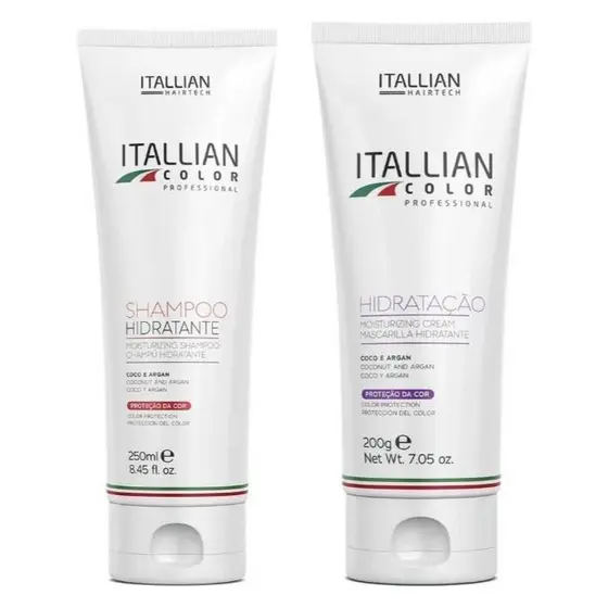 Kit Home Care Itallian Color Shampoo e Hidratação Profissional - Itallian Color