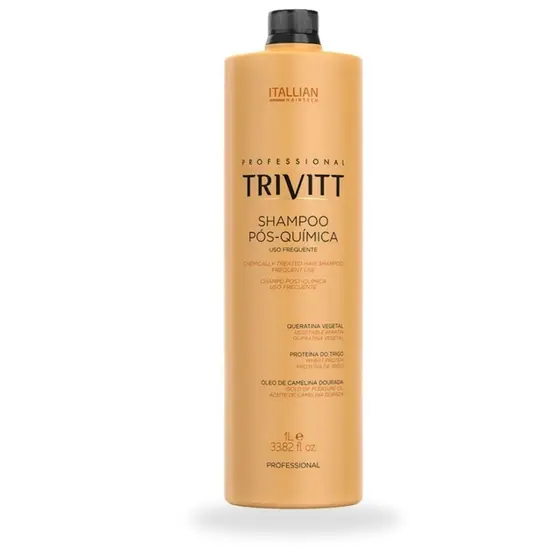 Shampoo Pós Química Trivitt Italian Hairtech 1l