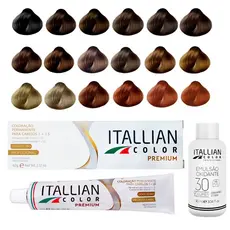 Coloração Itallian Color + Emulsão Oxi de 30 Volumes | Itallian Hairtech