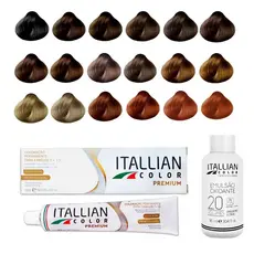 Escolha a Cor | Coloração Itallian Color + Emulsão Oxi de 20 Volumes 90ml