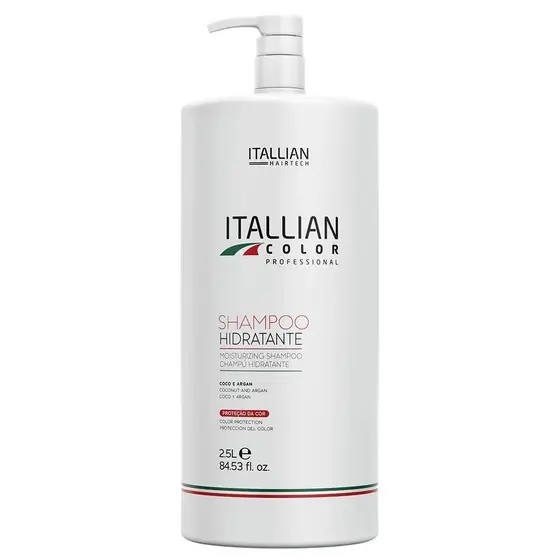 Shampoo Hidratante Itallian Color De Lavatório 2,5 Litros