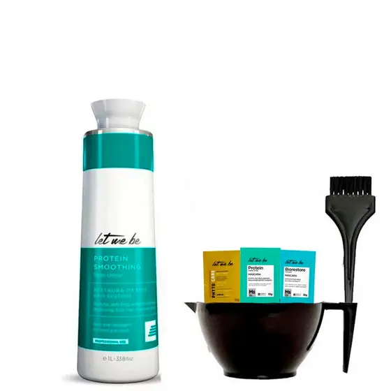 Escova Progressiva Protein Smoothing passo único Let Me Be 1L