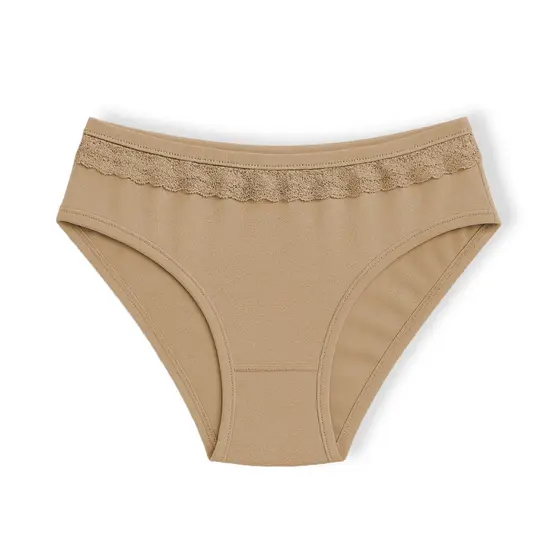 Calcinha de Renda em Microfibra Forro 100% Algodão Conforto Tanga Premium Feminina
