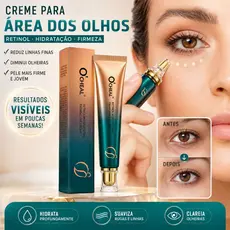 Retinol Hidratante Firmador Creme para os Olhos Reduz Linhas Finas Olheiras