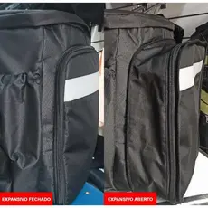 Mochila Bag Impermeável Térmica Entrega Motoboy Delivery 80 litros prende no Baú