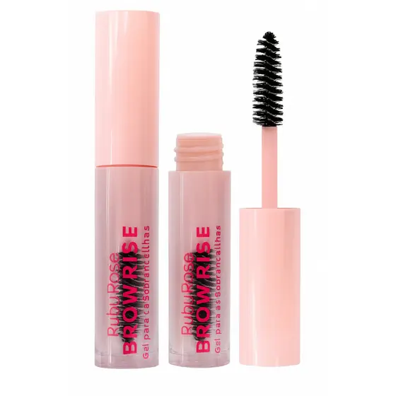 Gel Para Sobrancelhas Brow Rise Ruby Rose Alta Fixação, Efeito Natural e Longa Duração 3,5g