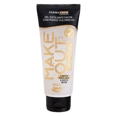 Dermachem Gel Esfoliante Facial Com Pedras Vulcânicas Limpeza Intensa e Efeito Detox