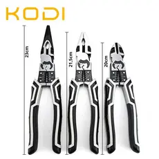 Kit 3 Alicate Profissional e Multifuncional Wire Stripper Crimpagem Corte Descascador de fio-F18