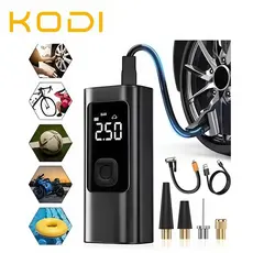 Compressor de Ar Portátil para Carro, Moto e Bicicleta – Bomba Elétrica 12V -M6