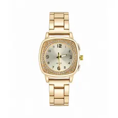Relógio Feminino Lírio Pearl Gold 35mm - XD Cravejado Premium Blogueira