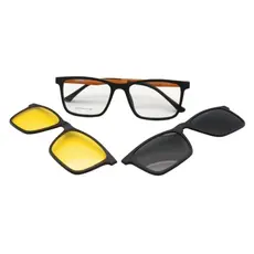 Armação de Óculos Clip On Unissex com Magnético Polarizado Uv400 Masculino Feminino