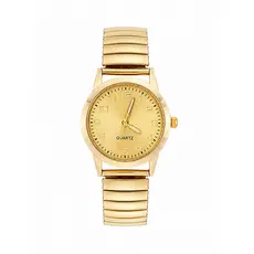 Relógio Feminino Dália Gold 28mm Fundo Dourado Premium Elegante Blogueira
