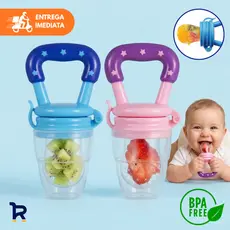 Chupeta Alimentadora Bebê Bico De Mamadeira Macio Silicone com Tampa Higiênica Infantil Mordedor