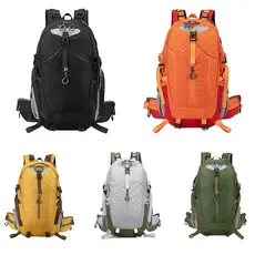 Mochila de Caminhada Impermeável Reforçada, Mochila Unissex para Camping e Trilhas