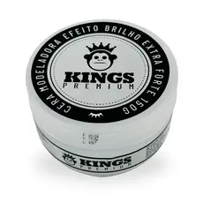 Pomada Cera Modeladora Incolor 150g - Kings | Fixação Forte