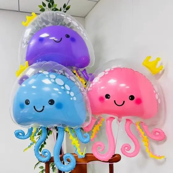 Decoração de Festa de Festa de de Festa de Balão de Água-Viva de Dupla Camada Dão para Crianças