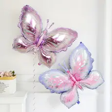 Grande balão de alumínio borboleta balão de hélio decoração festa de aniversário chá de bebê brinquedos infantis adereço