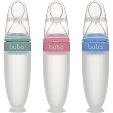 COLHER DOSADORA EM SILICONE COM VENTOSA BUBA