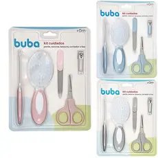 KIT CUIDADOS E HIGIENE 5 PEÇAS PENTE, ESCOVA, CORTADOR DE UNHA E LIXA - BUBA/PIMPOLHO