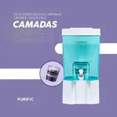 Purificador de Água Purific 6 com Refil Camadas