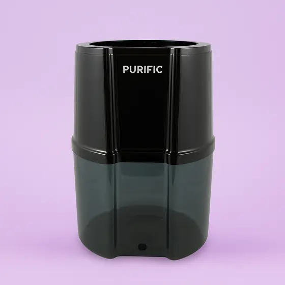 Recipiente Purificador Purific 20 para Torneira - Preto