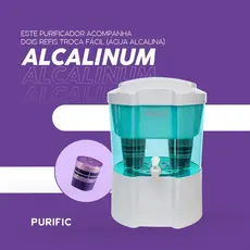 Purificador de Água Purific 10 com Refil Alcalinum