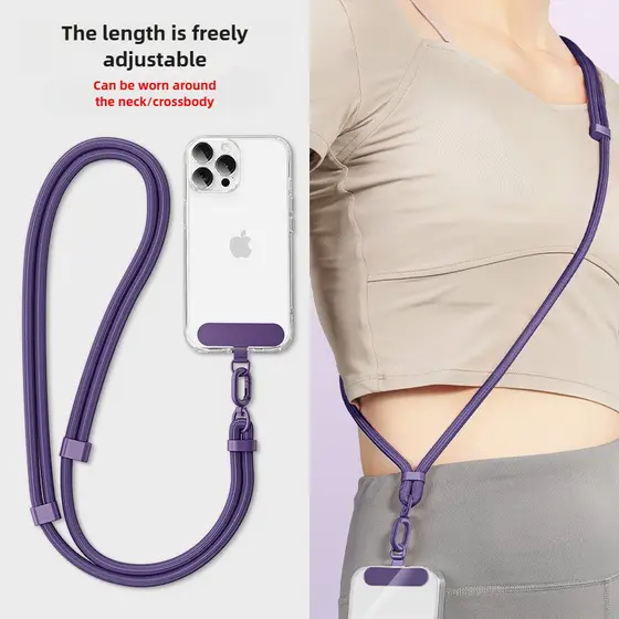 Cordões Crossbody Para Telefone Anti-Queda 360 ° Alça Ajustável De Rotação Celular , Pescoço/iPhone 17 Xiaomi